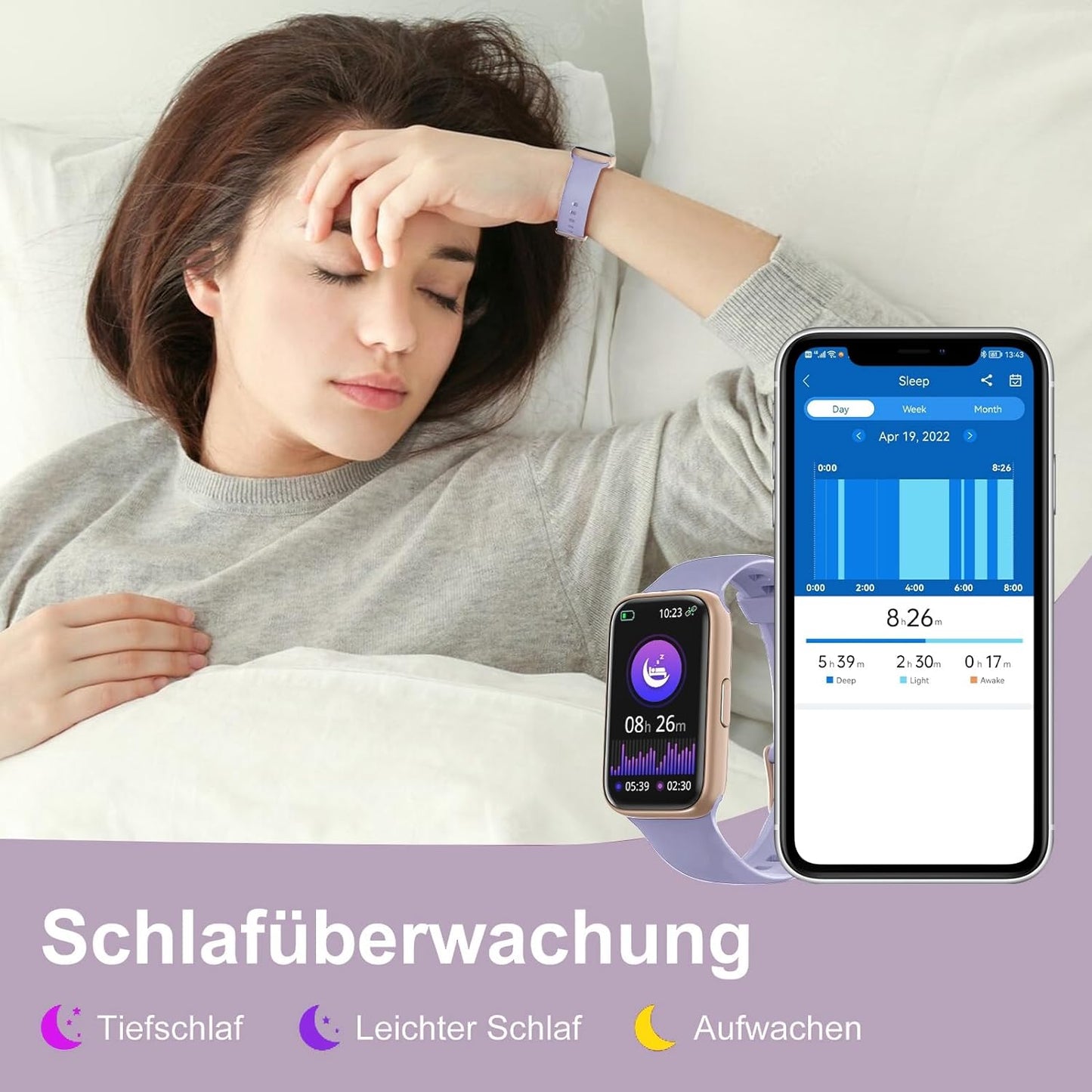 BingoFit Fitness Tracker, Fitness Armband Uhr mit Schrittzähler Uhr Pulsuhr Schlafüberwachung Blutdruck Blutsauerstoff SpO2, 1,47" HD-Farbdisplay 25 Sportmodi Smartwatch für Damen Herren