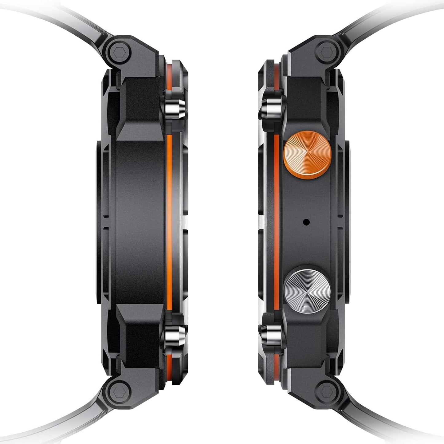 BingoFit Smartwatch Herren mit Telefonfunktion, 1,39 Zoll HD Touchscreen Fitness Tracker, Fitnessuhr mit Schrittzähler Uhr Pulsuhr Schlafüberwachung Blutdruck SpO2, 100+Sportmodi Smartwatch für Herren